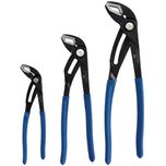 Carlyle Tools - 3 Piece Adjustable Jaw Water Pump Pliers Set - PSAJ3